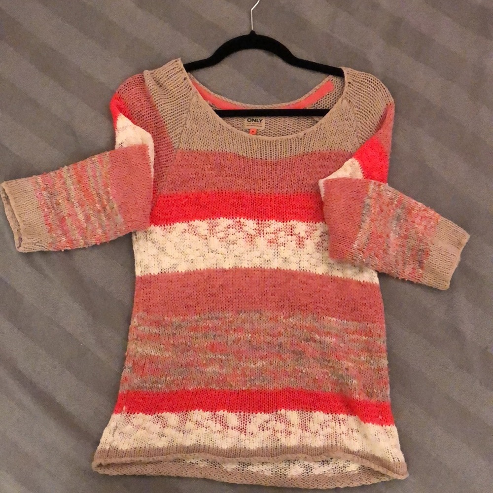 Happy colors, cozy, light sweater bought in Santander, Spain